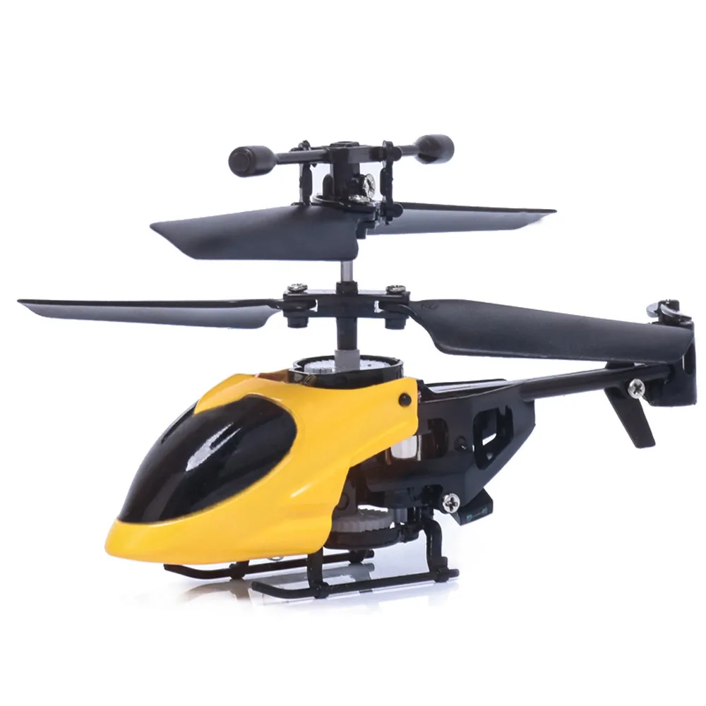 Hiinst вертолет качество пластик RC 5012 2CH мини Радиоуправляемый вертолет Радиоуправляемый самолет управляемый Лер мигающий светильник игрушки - Цвет: Yellow