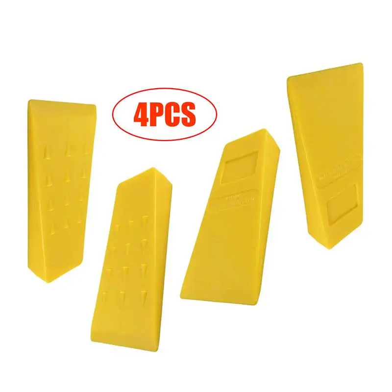 

4Pcs Tree Felling 5Inch Wedges for Logging Falling Cutting Cleaving Chainsaw Home Outdoor Accessories