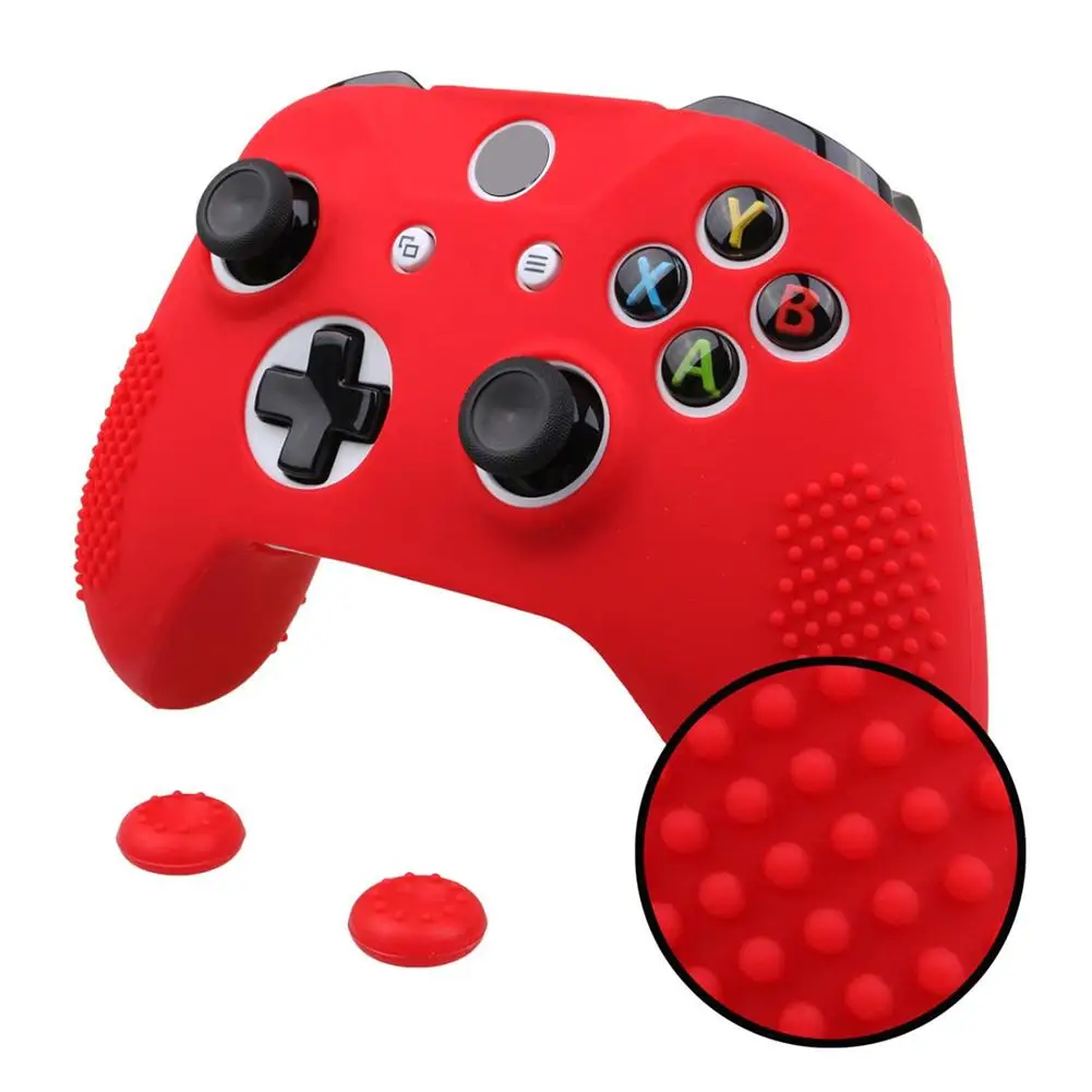 Новый Шипованный Противоскользящий силиконовый чехол для Xbox One S/Xbox X контроллер