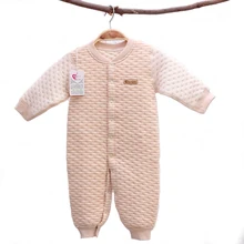 Warm Thicken Baby Rompers Long Sleeve Organic Cotton Autumn Winter Clothes Boys Girls Baby Costume Clothing