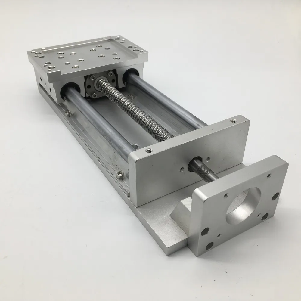 

200MM Stroke Sliding Table CNC Heavy Load Electric Precision Milling Slide Linear Stage SFU1605 C7 Ball Screw SBR Guide Platform