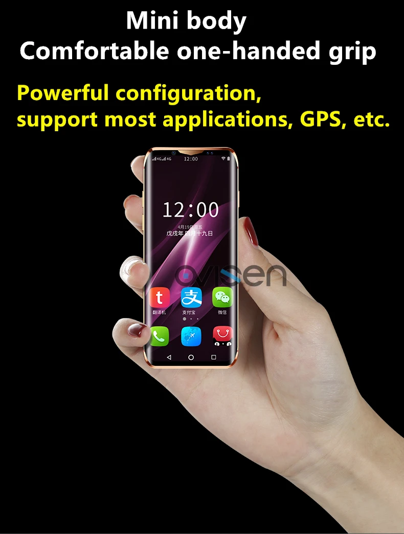 Роскошные Супер Мини 4G мобильный телефон K TOUCH i10 3 46 автофара изогнутой формы для