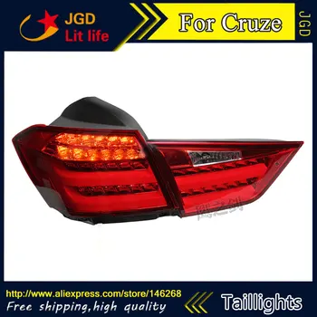 

Car Styling tail lights for Cruze 2015 2016 taillights LED Tail Lamp rear trunk lamp cover drl+signal+brake+reverse