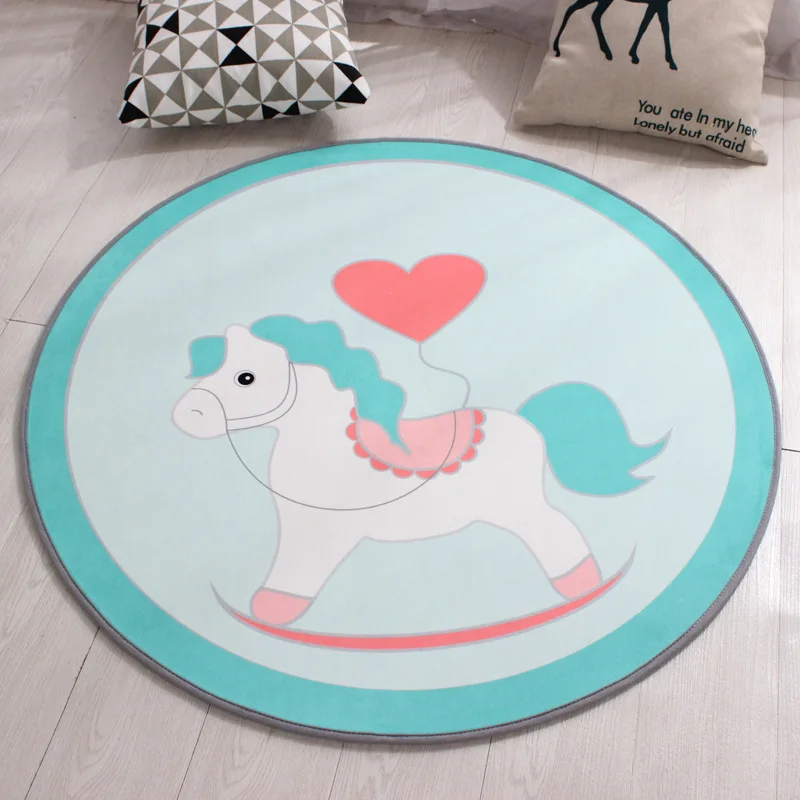Play Mats Toys Round Cushion Diameter 100CM Nordic Children's Room
