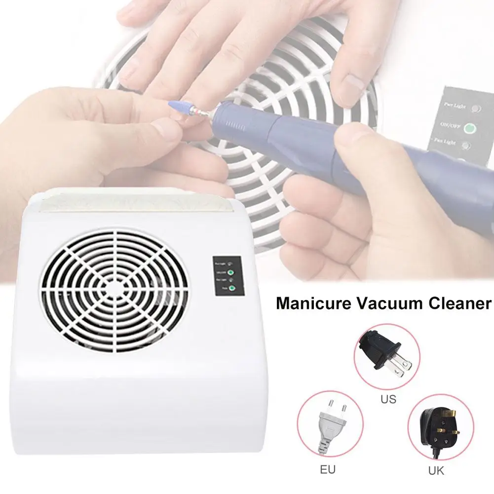 

36W Strong Power Nail Dust Collector Manicure Fan Art Salon Suction Machine Vacuum Cleaner Fan With USB Charging Port