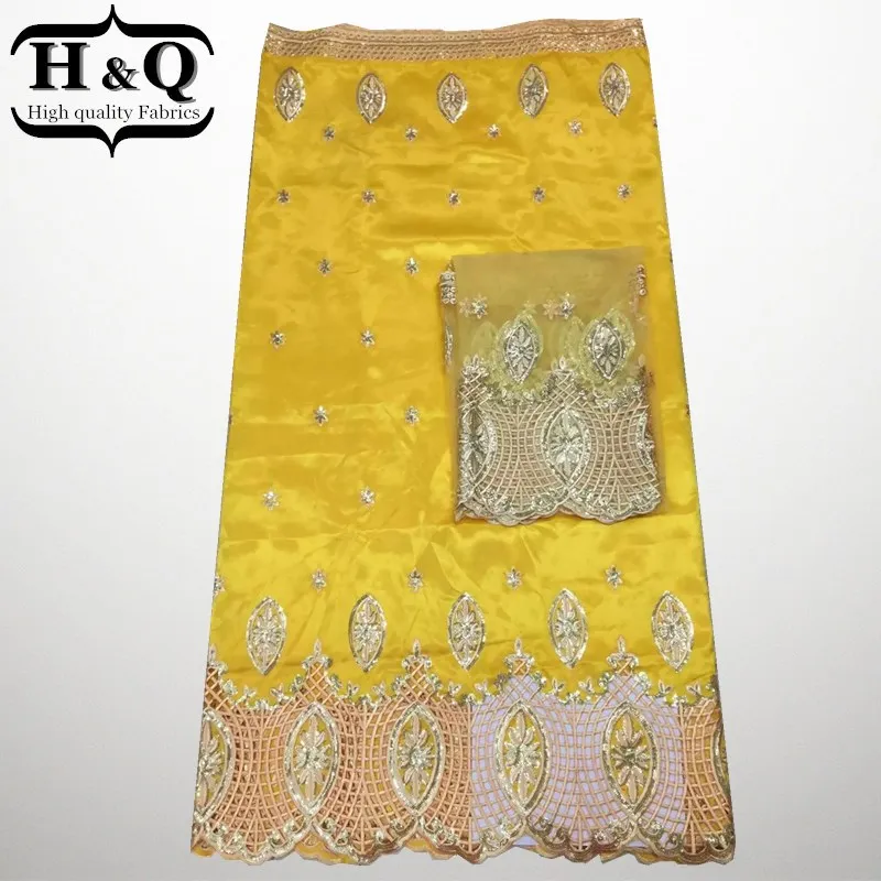 

African satin george lace fabrics Latest high quality Indian lace fabrics for nigerian dresses 5yards Extra 2 yards tulle lace