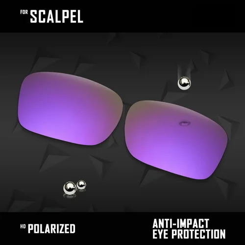 Violent Purple OOWLIT линзы для замены солнцезащитных очков Оукли скальпель OO9195 Поляризованные-разноцветные - Цвет линз: Violent Purple