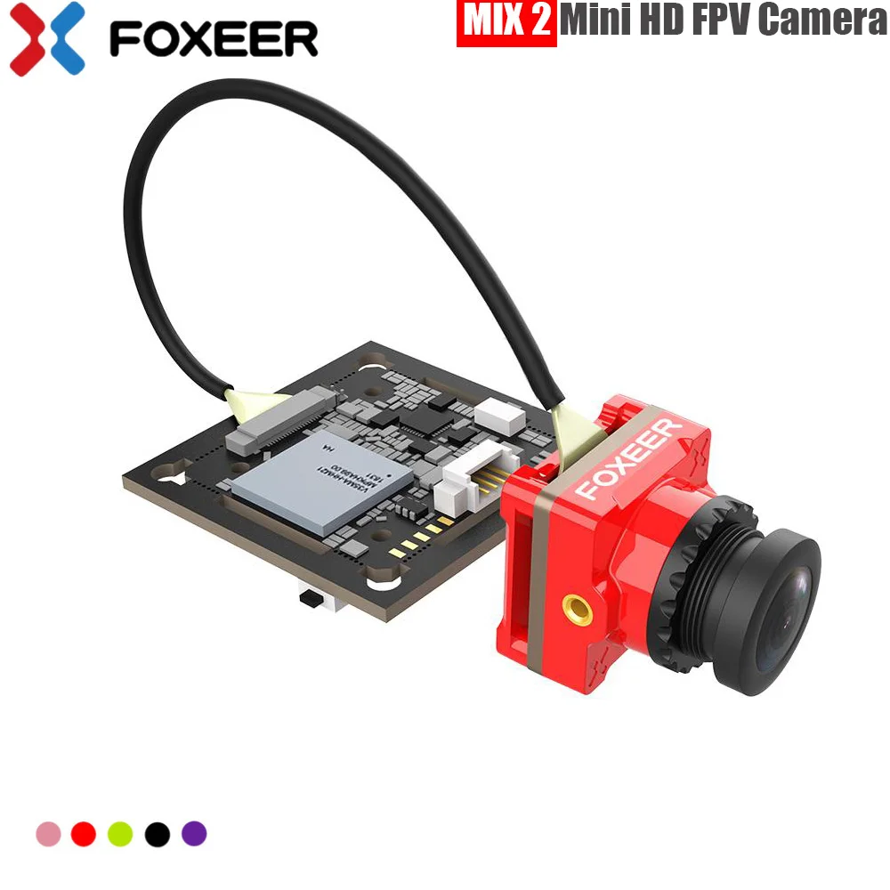 

FOXEER MIX 2 1080p 60fps Super WDR Mini HD FPV Camera 16:9 4:3 PAL/NTSC Switchable 20*20&30.5*30.5mm Mount FPV Racing Drone Part