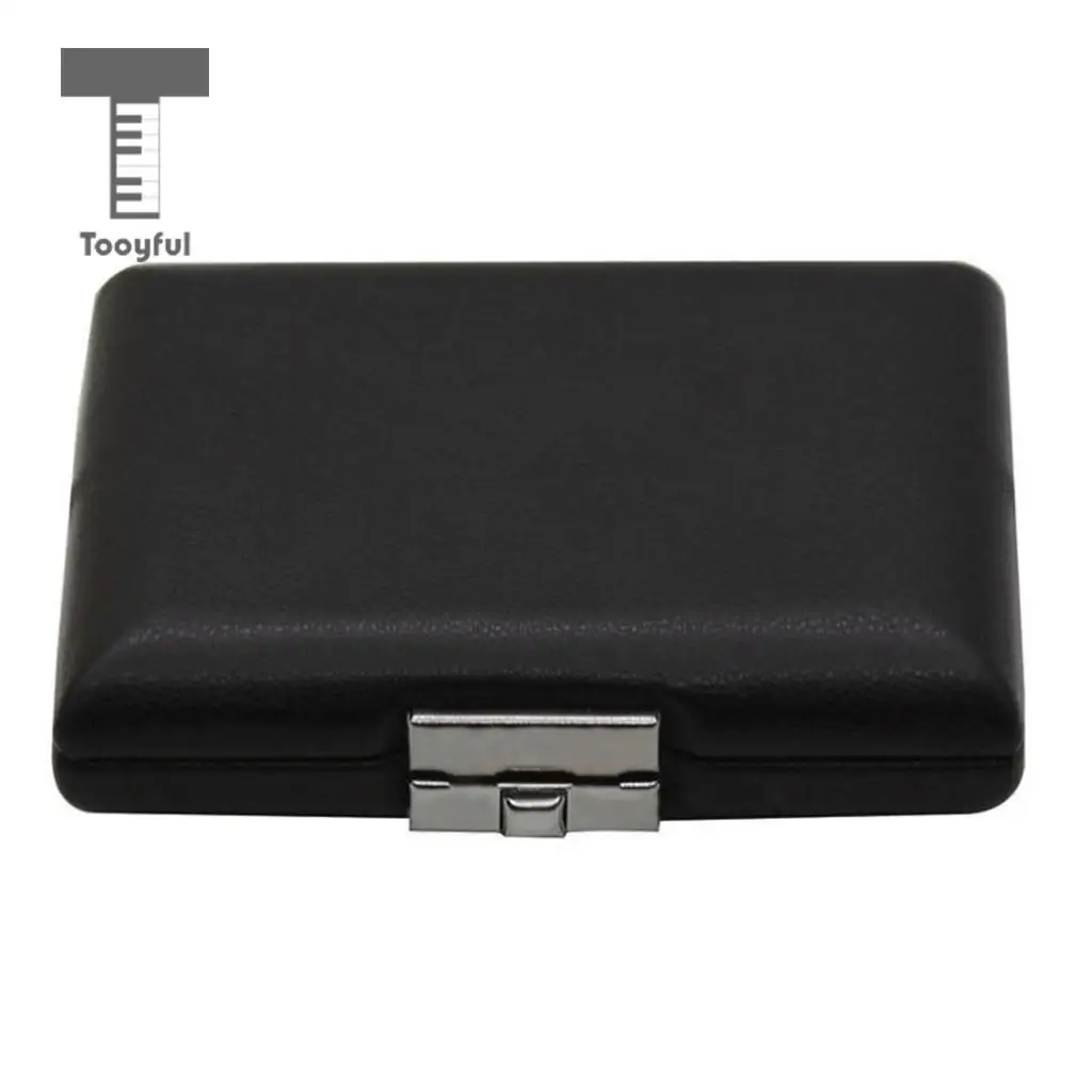 Pu Leather Oboe Basson Bassoon Reed Case Storage Box Black Woodwind