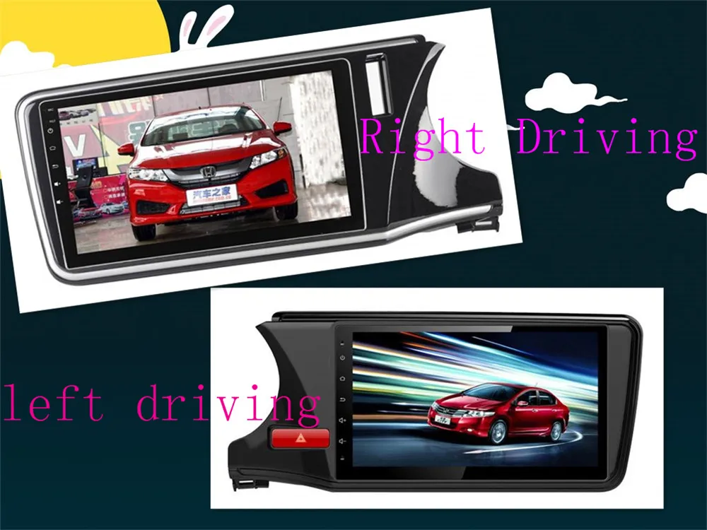 

10.1 inch Android 8.0 7.1 eight Octa core Car CD DVD GPS Player NAVIGATION AUTO for Honda CITY 2014~2017
