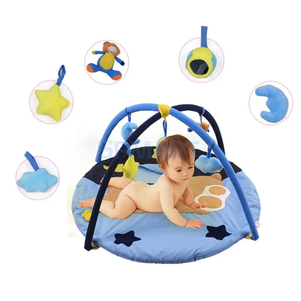 

Cute Bear Baby Musical Play Mat Activity Gym Playmat Soft Mat Tummy Time Toy