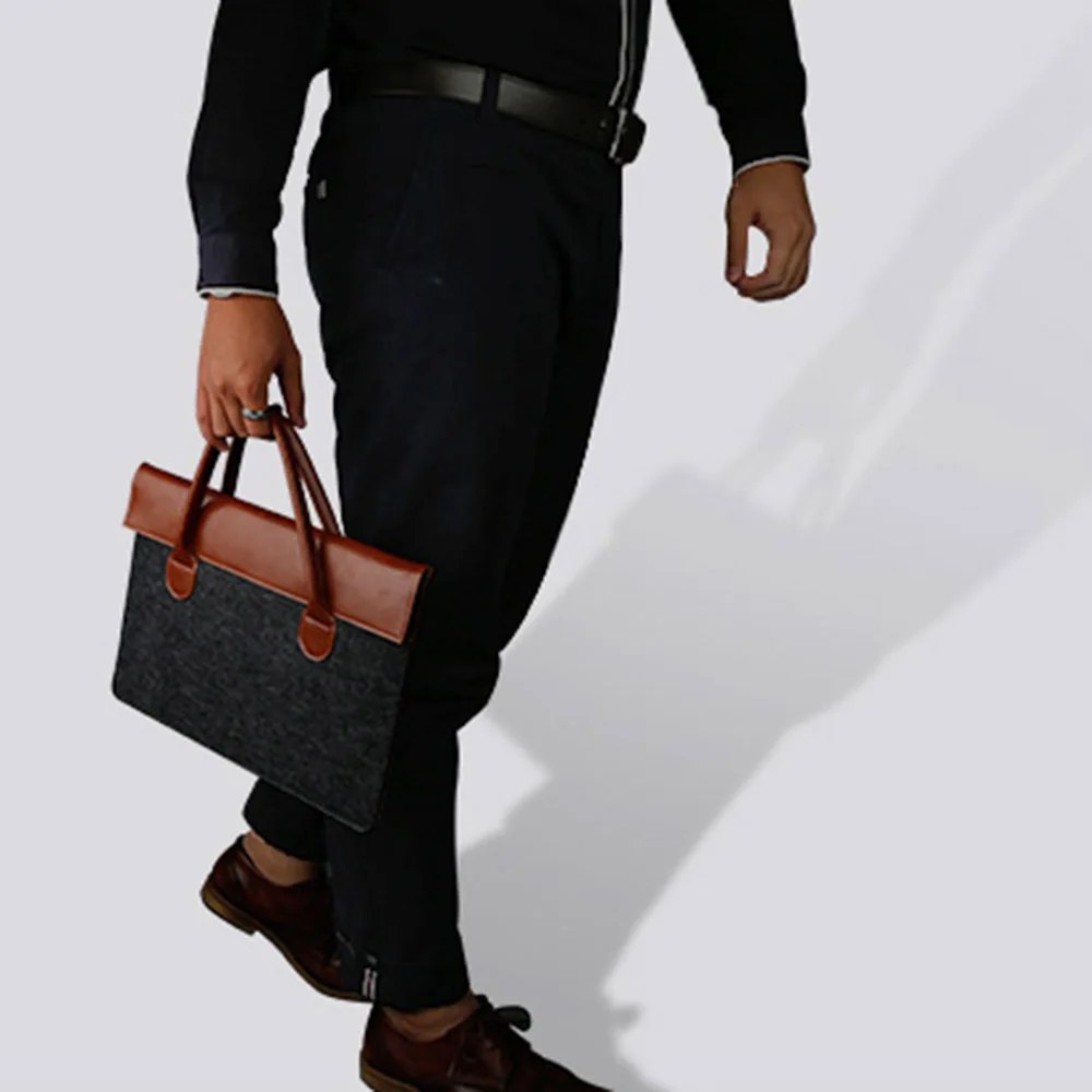 Дизайнерская шерстяная фетровая сумка Eagwell, чехол для 1" 13" 1" ноутбука для ноутбука с ручкой, сумка для Macbook Air 11" 13"