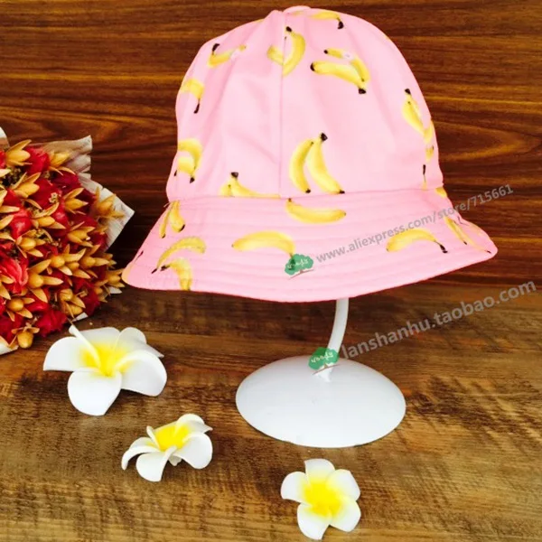 Новая мода банан пляж Панама для женщин Прекрасный рыбак шляпа красивые фрукты Панама для девочек - Цвет: Хаки