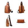 JEEP BULUO Brand Travel Hiking Messenger Shoulder Bags Men's Large Capacity Sling Crossbody Bag Solid Men Leather Bag ► Photo 3/6