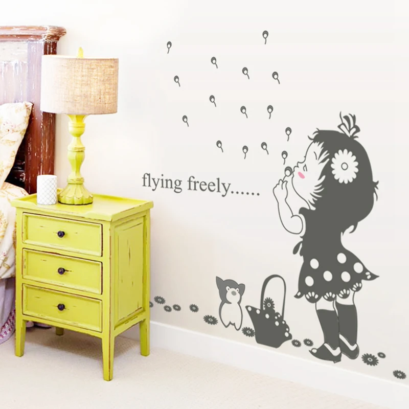 cute girl wall stickers for kids rooms daycare wall decorations nursery decor children poster mural decal - Nursery Decorations cute girl wall stickers for kids rooms daycare wall decorations nursery decor children poster mural decal - Nursery Decorations