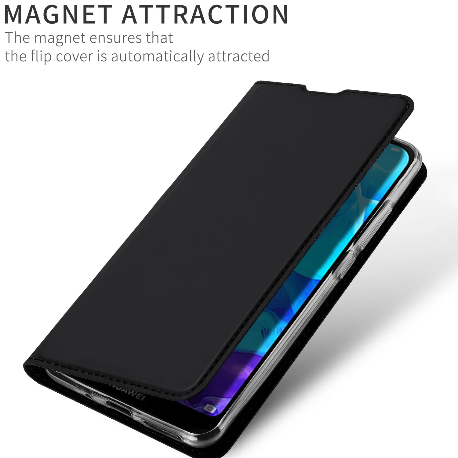 Флип чехол для Huawei Y5 2019 & Honor 8S из искусственной кожи ТПУ Мягкий Бампер защитный