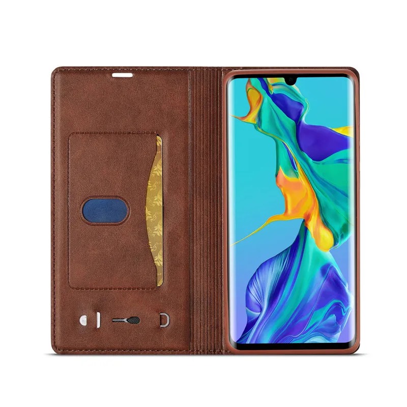 Кожаный чехол книжка для Huawei P30 Pro бумажник чехлы телефонов Lite P20 Mate 20