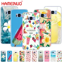 HAMEINUO Летняя серия море Арбуз мороженое чехол для сотового телефона для samsung Galaxy S9 S7 edge PLUS S8 S6 S5 S4 S3 мини