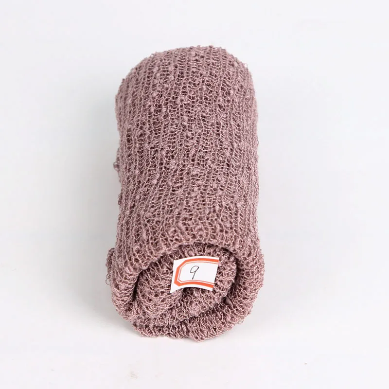 Soft Newborn Baby Swaddle Wrap Muslin Newborns Photography Props Baby Blanket Solid Boy Girl Infant Sleeping Swaddle 0-2 Months (20)
