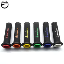 DOMINO Universal Handlebar Grips MOTO GP Rubber Dual Compound bar Grip Pit Dirt Bike Motocross Motorcycle Street Enduro Rubber