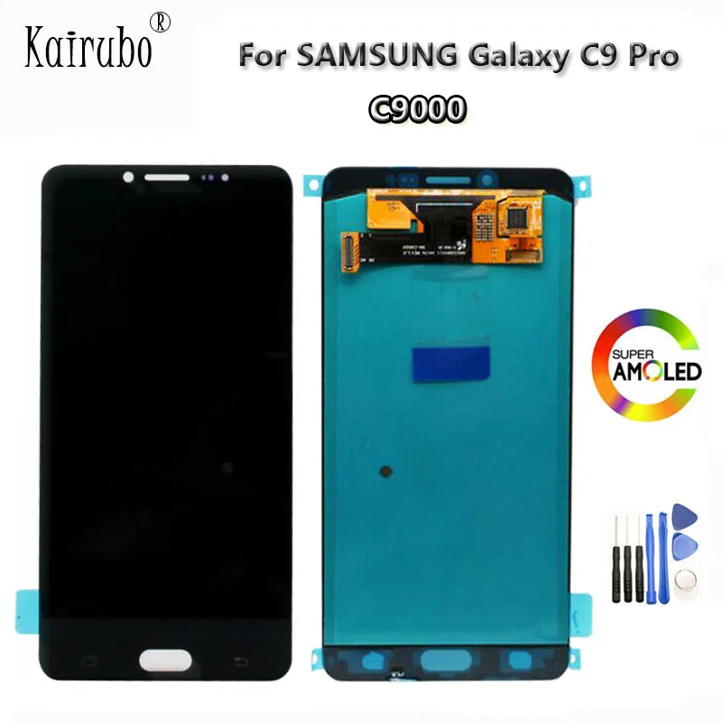 

6.0" Super AMOLED For Samsung C9 Pro LCD Screen Touch Screen Digitizer Display Assembly Replacement For Samsung C9 Pro Lcd C9000