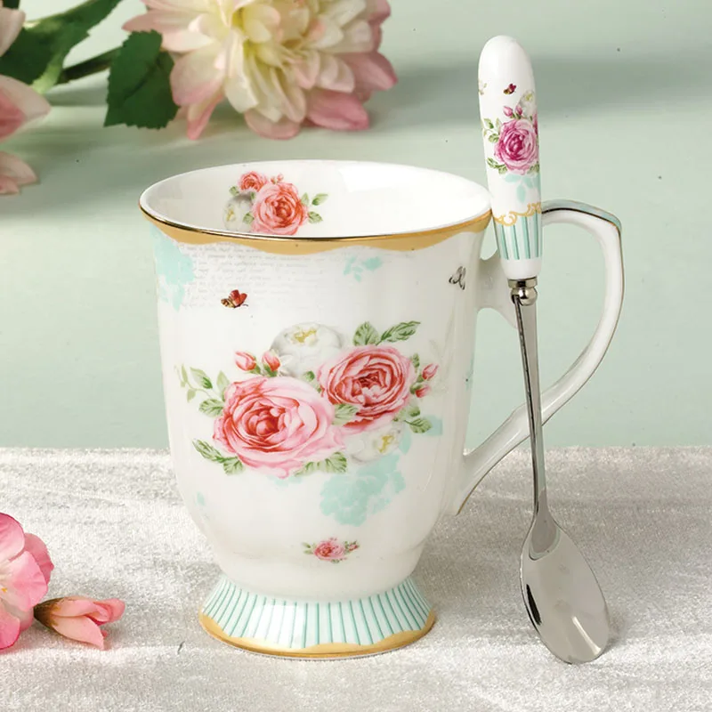 Elegant Striped Pattern Design Porcelain Cups And Mugs High Quality Ceramic Mugs For Tea Coffee