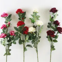 buy artificial burgundy flowers and get free shipping on aliexpress com