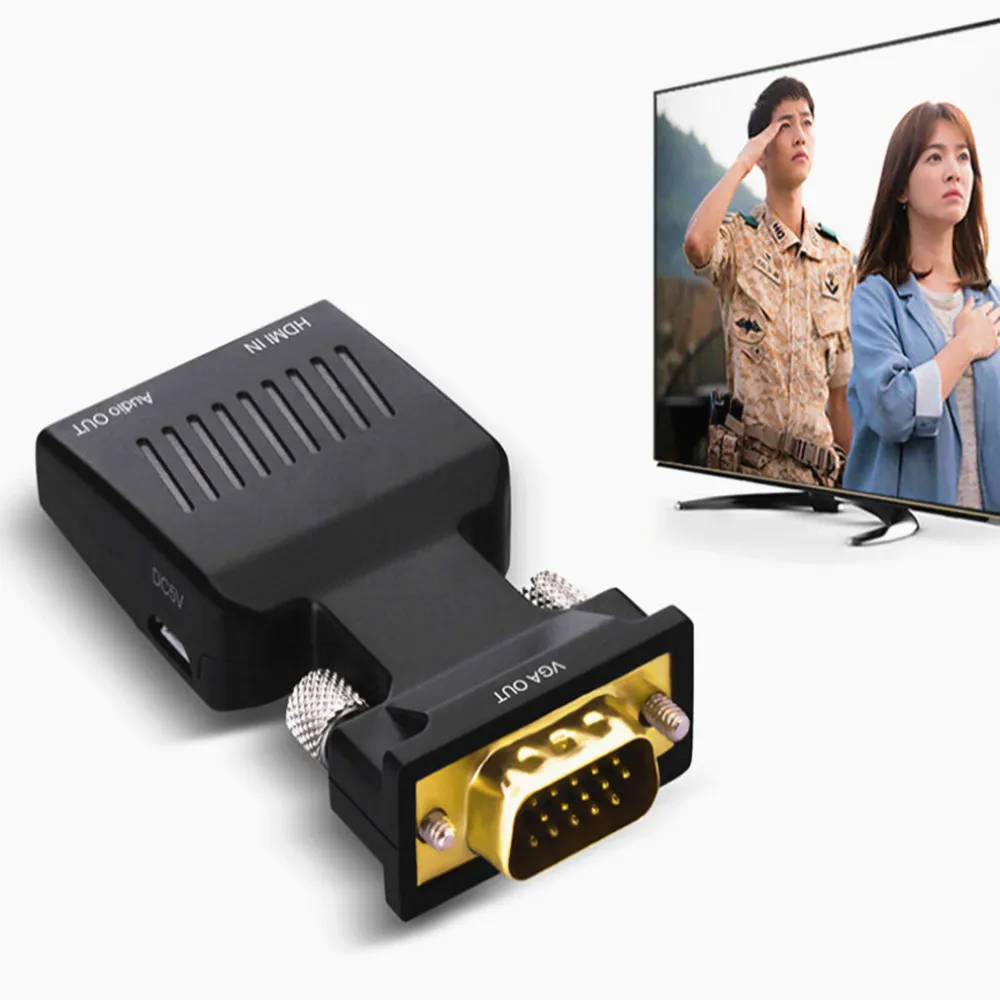 HDMI Женский к VGA Мужской конвертер 1080 P видео адаптер для ПК DVD STB GB|vga to vga|vga vgafemale female