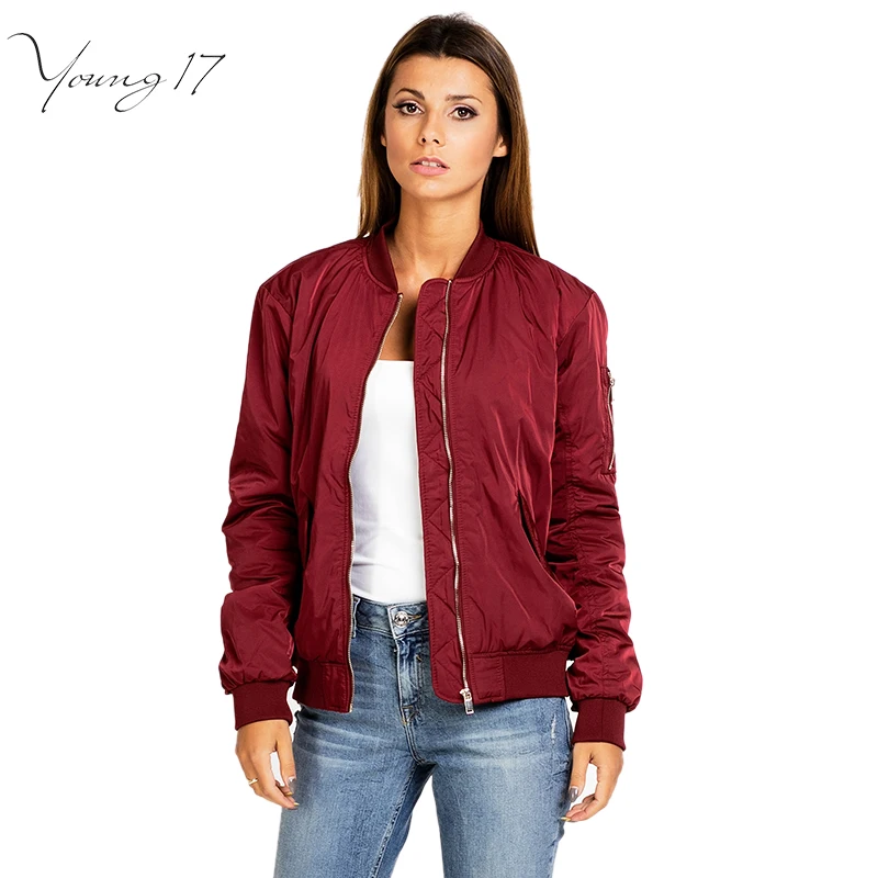 Young17 autumn winter Women Coat Jacket Short Bomber