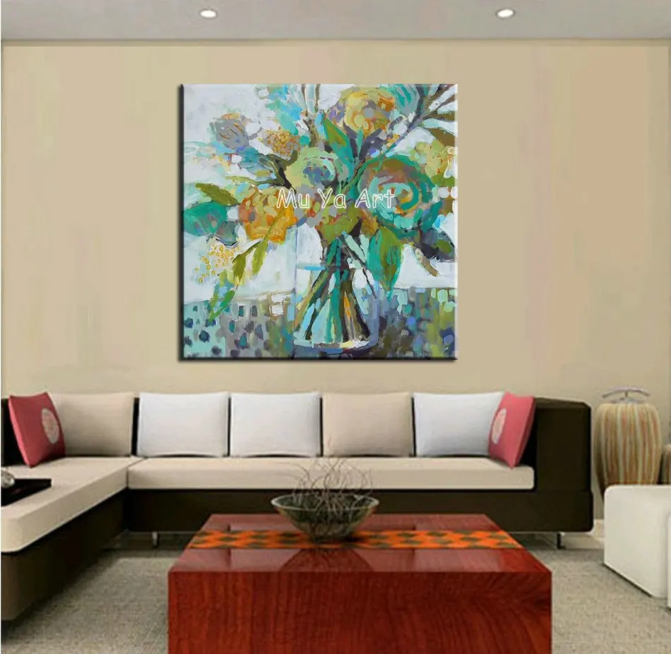 Popular rose oil paintings buy cheap rose oil paintings lots from ...
