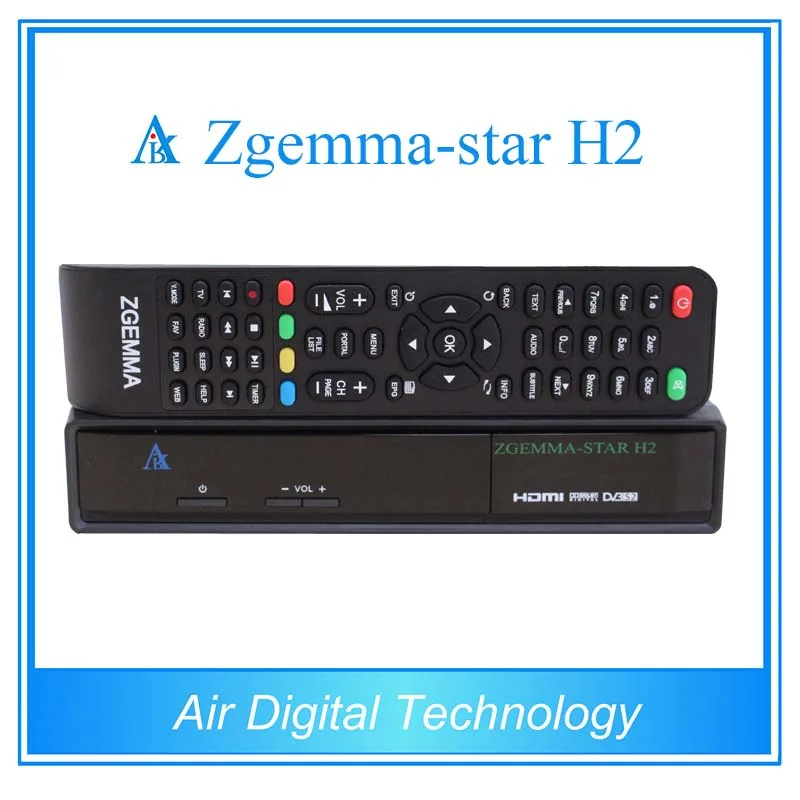 

For 5pcs Zgemma star H2 new product satellite tv receiver Combo DVB-S2+DVB-T2/C set top box