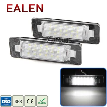 

EALEN 1Pair Car LED License Plate Lights For Mercedes W210 W202 4D Sedan white SMD 12V LED Lamp accessories Bulb kit