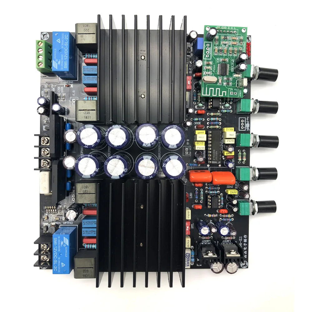 Цифровая плата усилителя Lusya TDA8954TH с bluetooth класс D 210 Вт * 2 стерео предшественник