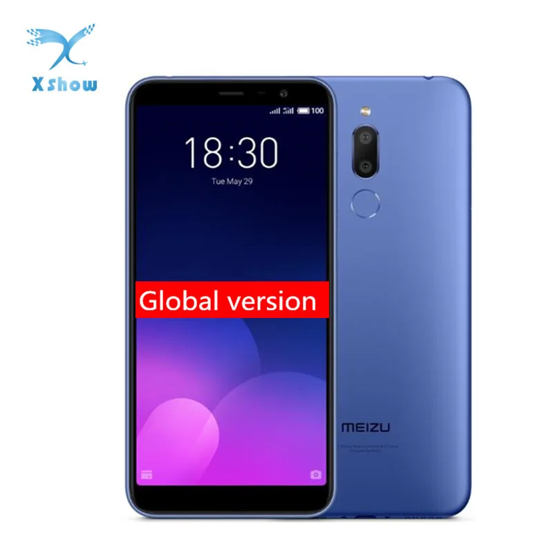 

Original Meizu M6T Global Version Mobile Phone 2GB RAM 16GB ROM 5.9" 18:9 MTK6750 Octa Core Fingerprint Dual Rear Camera 3300mAh