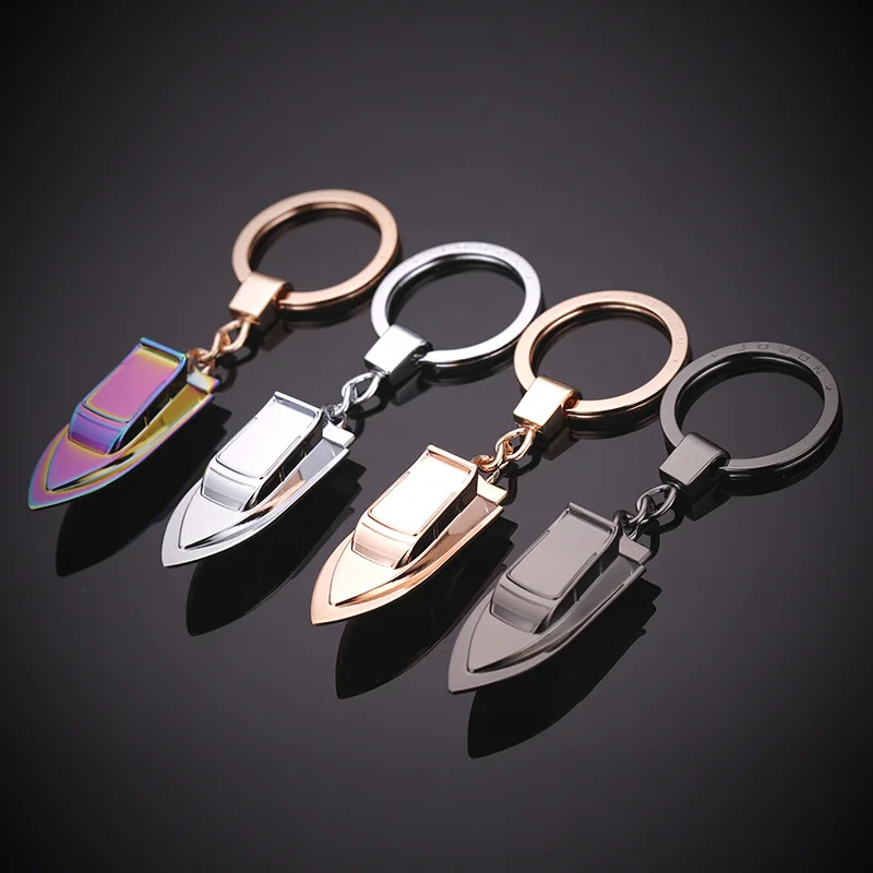 ship keychain cute key ring for women yacht key chain key holder LED