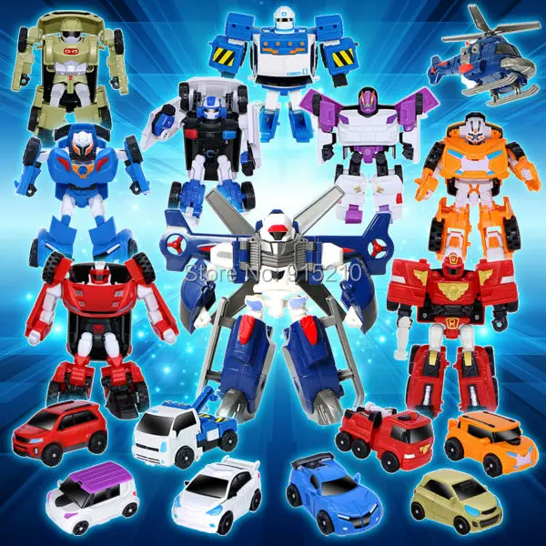 

3pcs/lot Anime Tobot Mini Series Deformation Robot Action Figure Mini Robot Model Kit Action Figure Robot Cars 9 styles mixed