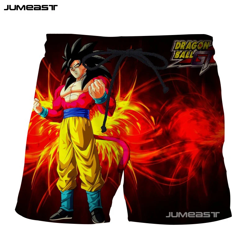 Jumeast модные 3D принт японский Классический комиксов Короткие штаны Dragon Ball повседневное для мужчин Спорт свободные размеры шорты для женщи - Цвет: 3