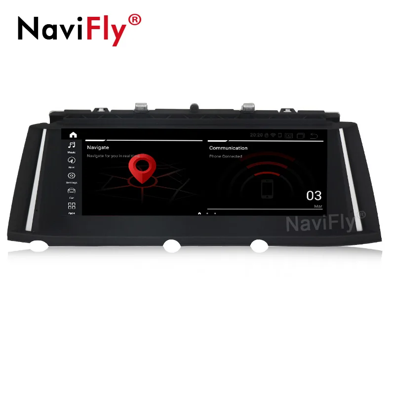 NaviFly Android9.0 8 ядерный 4 Гб ОЗУ 64 Гб ПЗУ Автомобильный мультимедийный видео плеер для BMW 7 серии F01 F02 2009- Автомобильный gps 4G SIM wifi