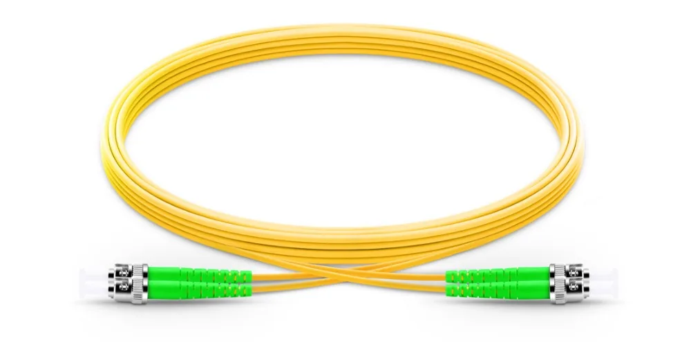 FirstFiber 1 м ST APC к G657A 2-жильный дуплексный волоконный соединительный кабель