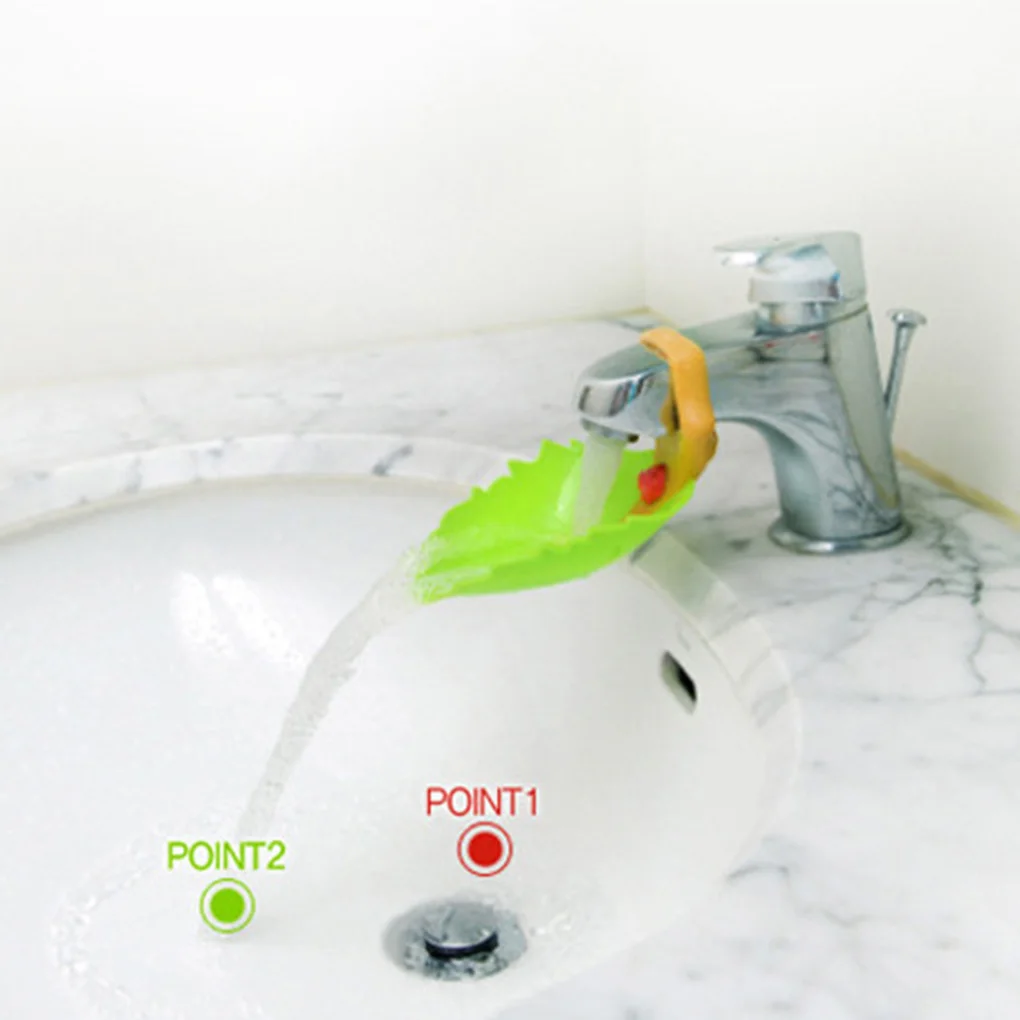 Water saver Children's guide groove baby hand washing fruit and vegetable device faucet extender wash Baby Tubs Bathroom Sink