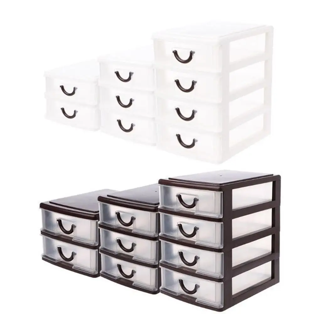 

Adeeing Plastic Transparent Drawer Organizer Home Kitchen Board Divider Makeup Storage Boxes