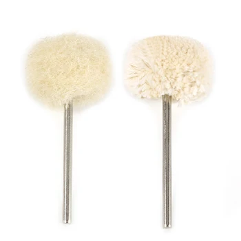 

2.35mm Shank Knitting Wool/Cotton Polishing Brush Grinding Buffing Wheel Grinder Brushes for Rotary Tool Dental Accessories