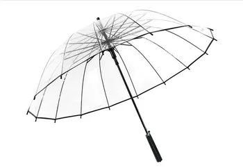 

16k Transparent Clear Umbrella Quality Automatic Transparent Umbrella Men Women Kids Umbrella Windproof Travel Betty Boop Z595