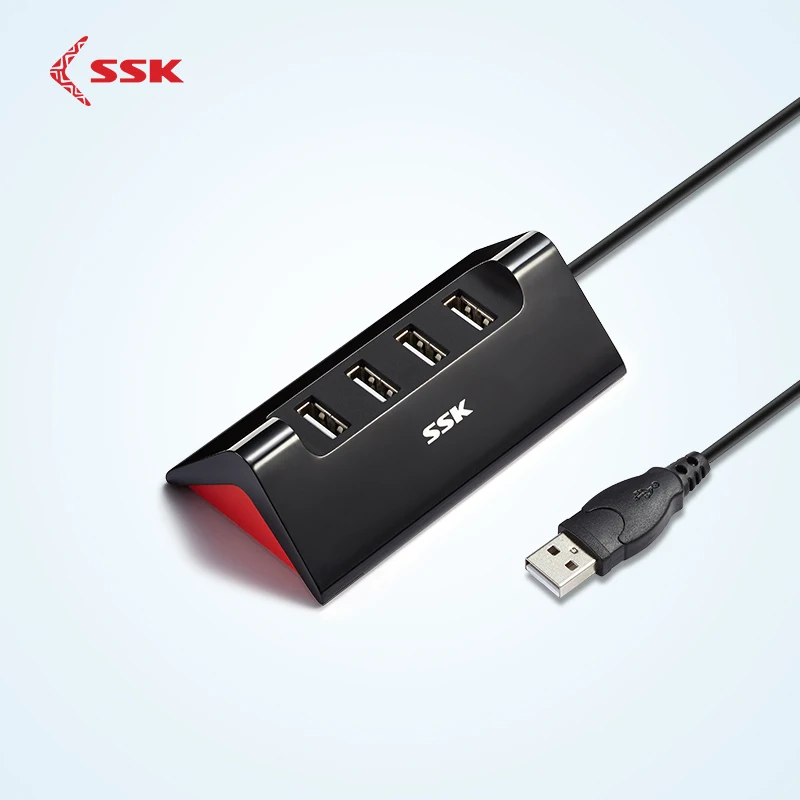 SSK usb-хаб 3,0 Мульти USB 3,0/2,0 высокоскоростной разветвитель 4 порта usb-хаб для ПК планшета ноутбука коврик для мыши аксессуар устройство для чтения карт SD TF - Цвет: USB2.0