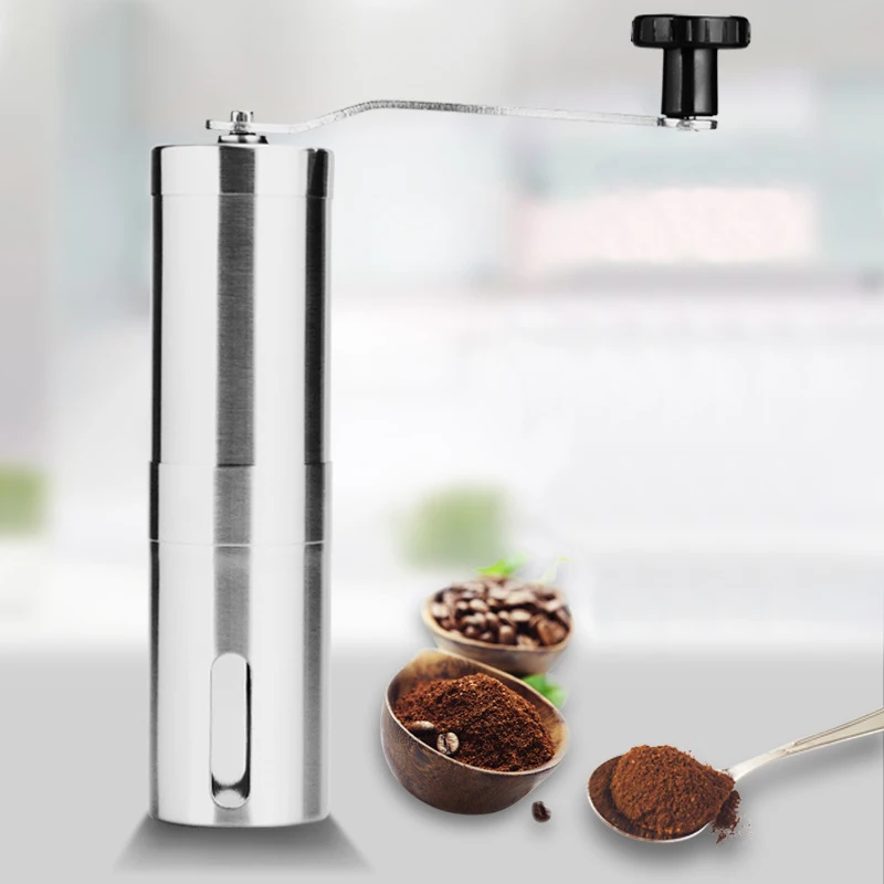 

Stainless Steel Manual Coffee Grinder Detachable Easy to Assemble Coffee Machine Portable Coffee Mill