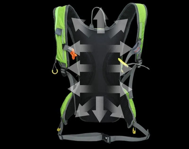 Perfect Waterproof MTB Bike Hydration Breathable 15L Backpack+2L Water Bags Large Capacity Bicycle Bags Cycling Knapsack Travel Packsack 17