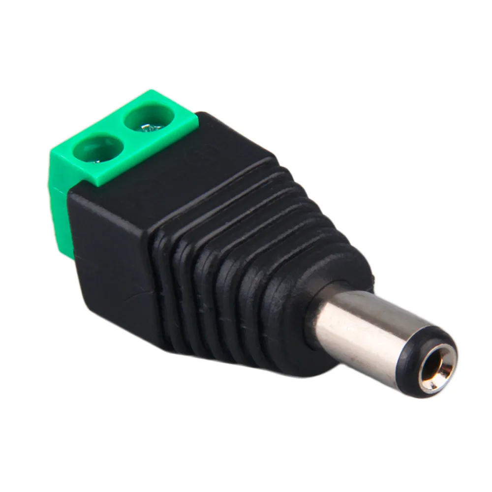  10x 12V Male Female 2.1x5.5mm DC Power Jack Plug Adapter Connector for CCTV - 33008656454