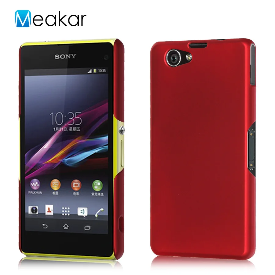 

Plastic Coque Cover 4.3For Sony Xperia Z1 Compact Case For Sony Z1 Compact Z1Compact Mini D5503 Phone Back Coque Cover Case