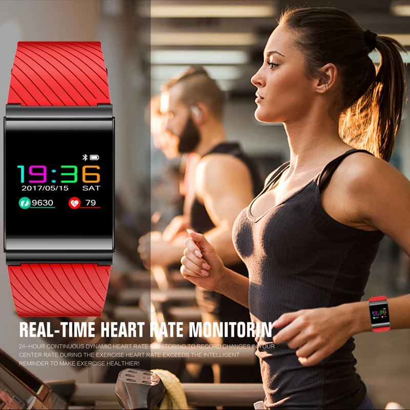 

WISHDOIT NEW OLED Color Screen sport Fitness Tracker smart Wristband IP67 Waterproof Resistant Heart Rate Monitor smart bracelet