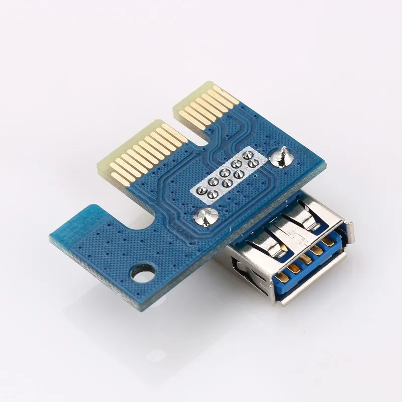 60 см USB 3.0 PCIe Riser Card pci-e Express 1x к 16x Extender Riser Card USB адаптер SATA 15pin-6pin Мощность кабель для БТД горной